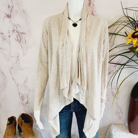 Bobeau convertible wrap super soft texture knit warm and cardigan - Picture 5 of 8